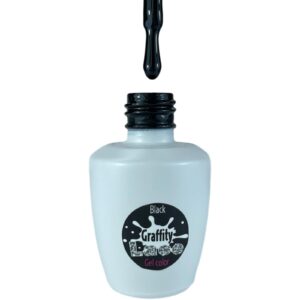 גוון שחור לאפקט גרפיטי תחרה ובועות